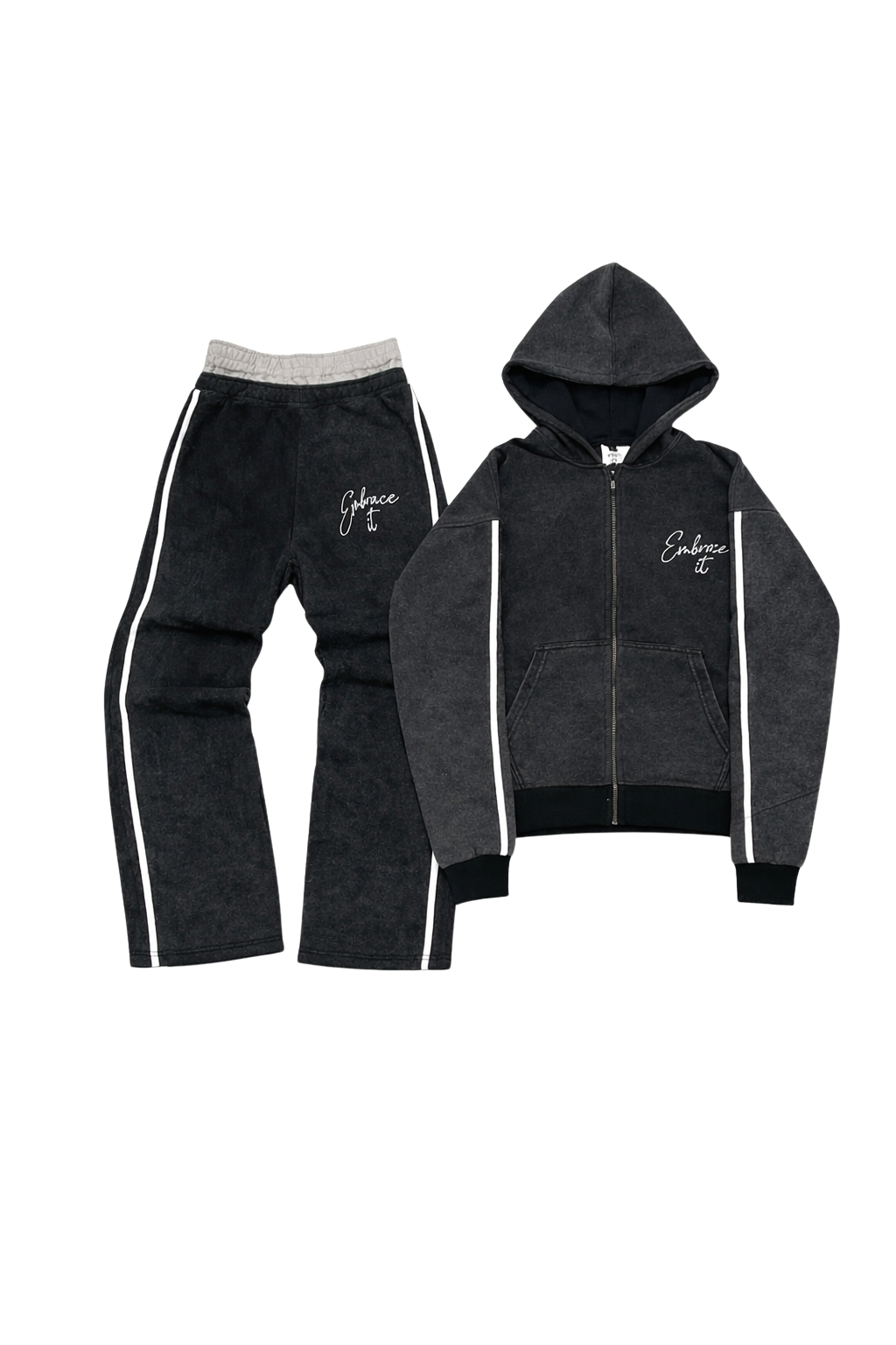 Shadow zip up Hoodie and sweatpants