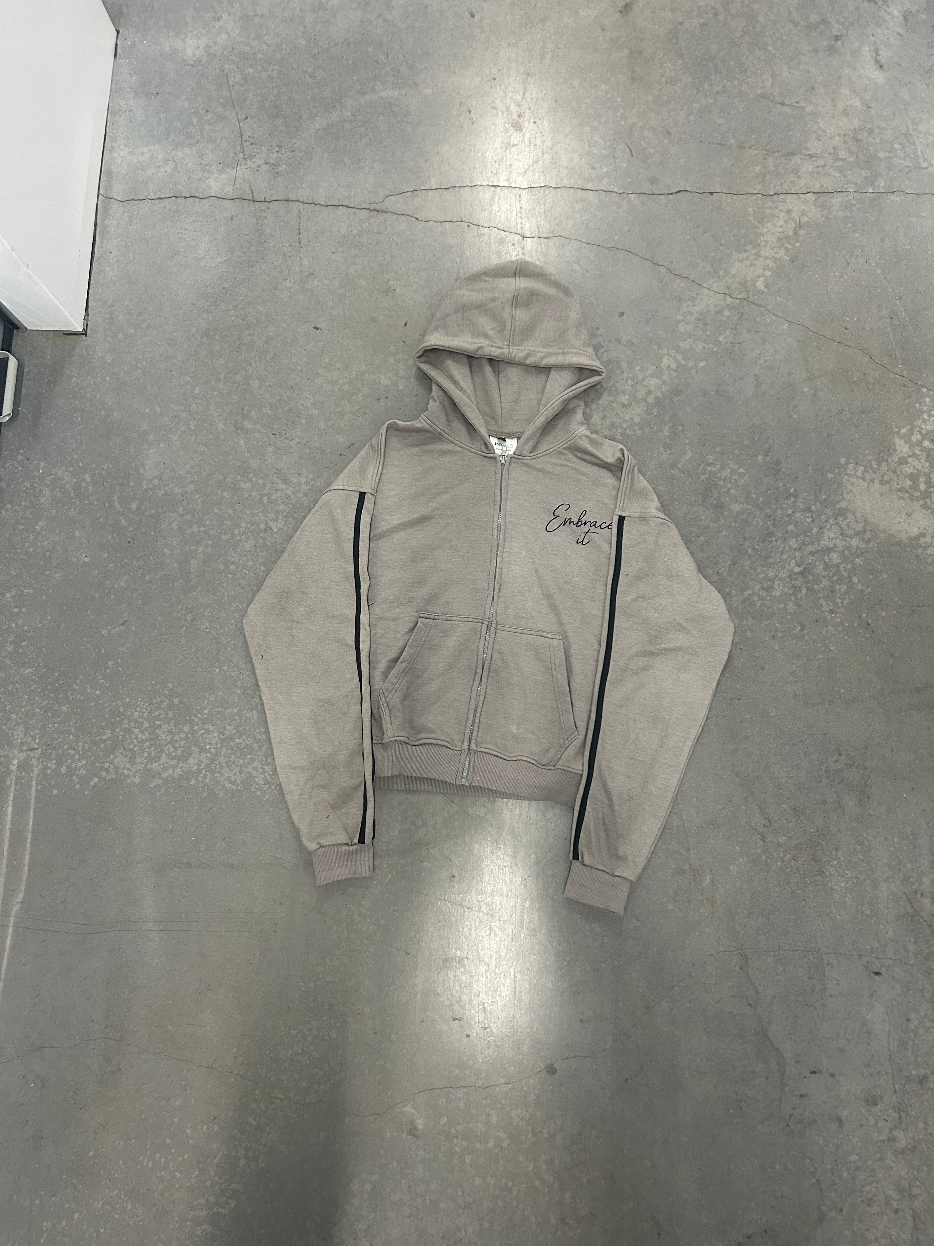 Smoke embrace it zip up hoodie