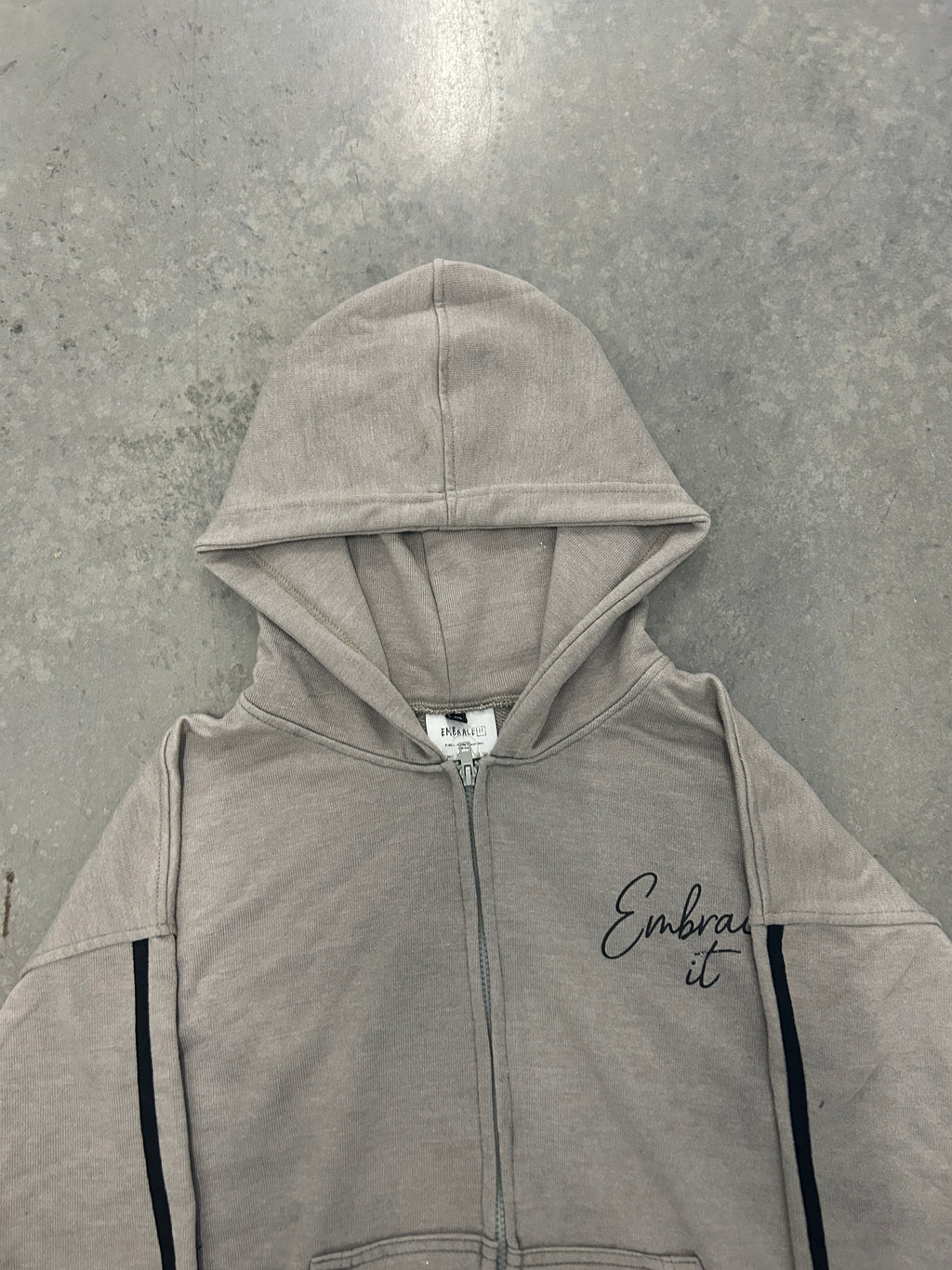 Smoke embrace it zip up hoodie