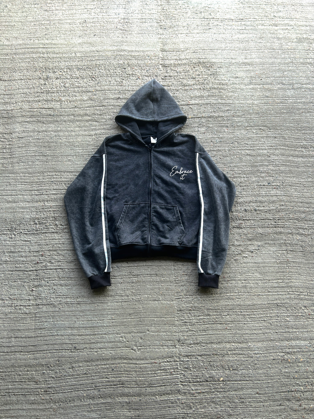 Shadow zip up hoodie