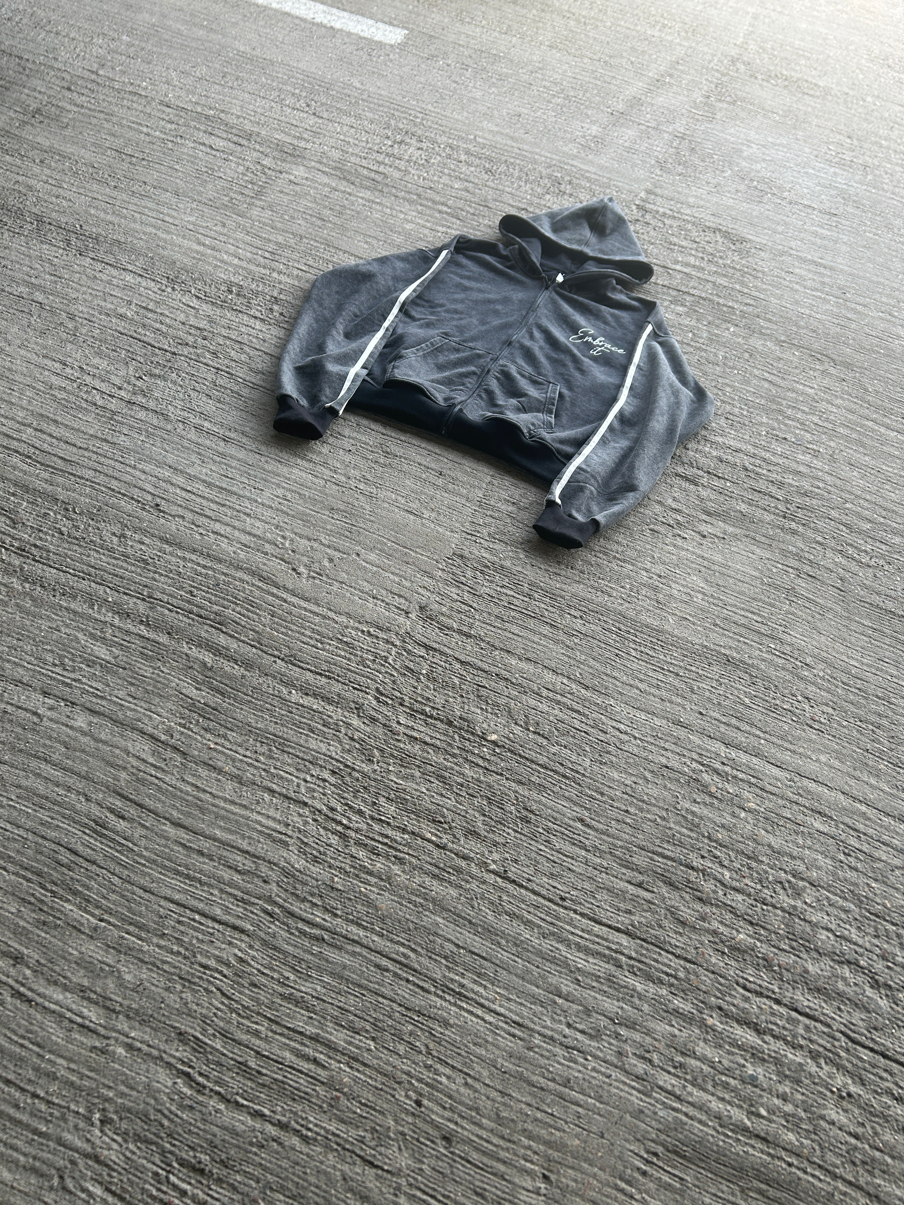 Shadow zip up hoodie