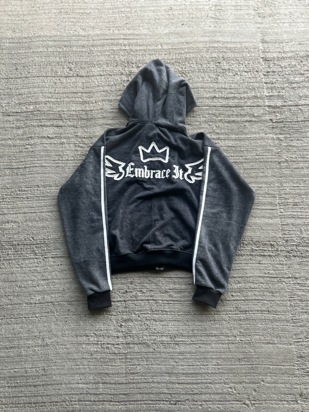 Shadow zip up hoodie