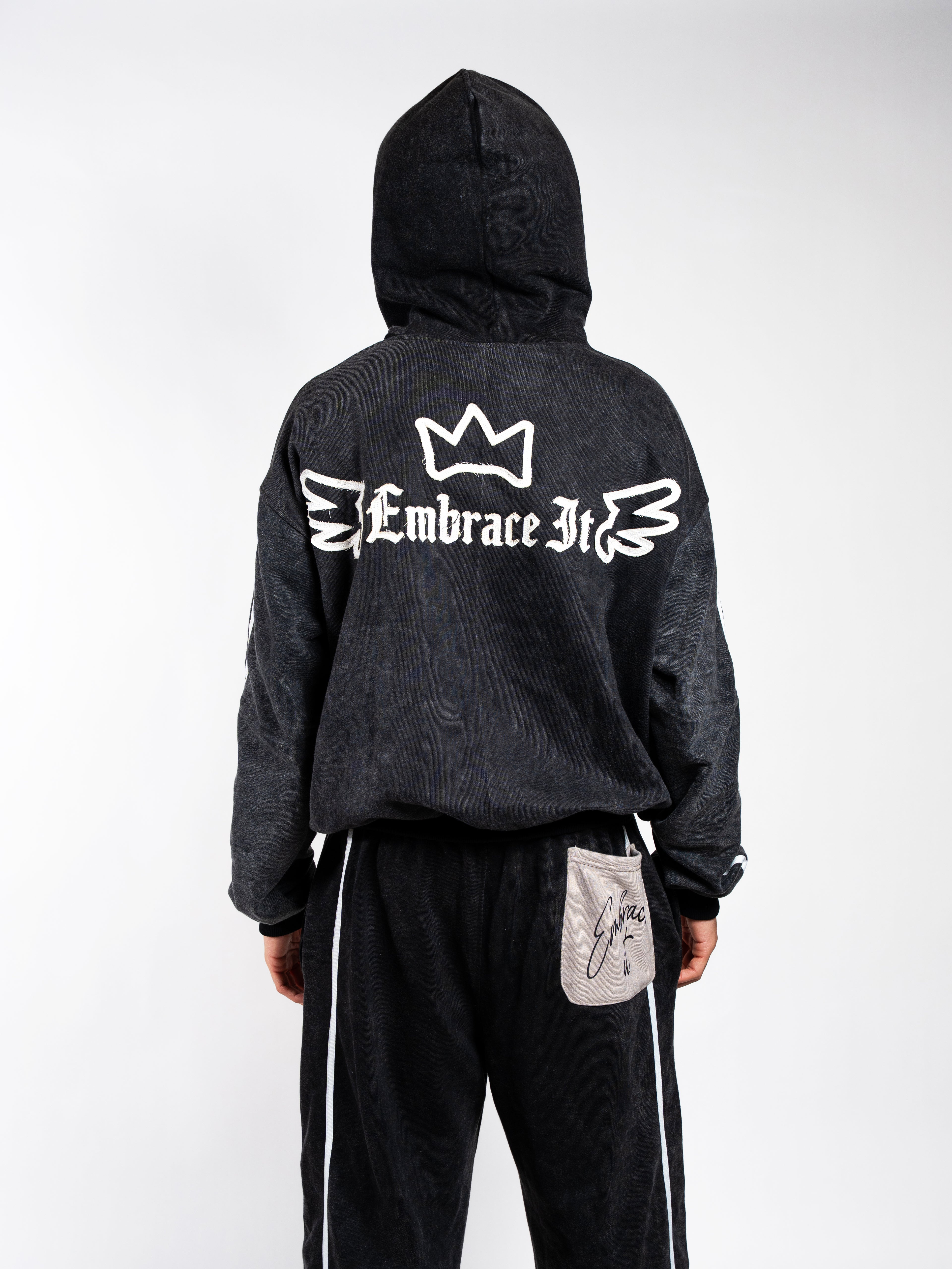 Shadow zip up hoodie