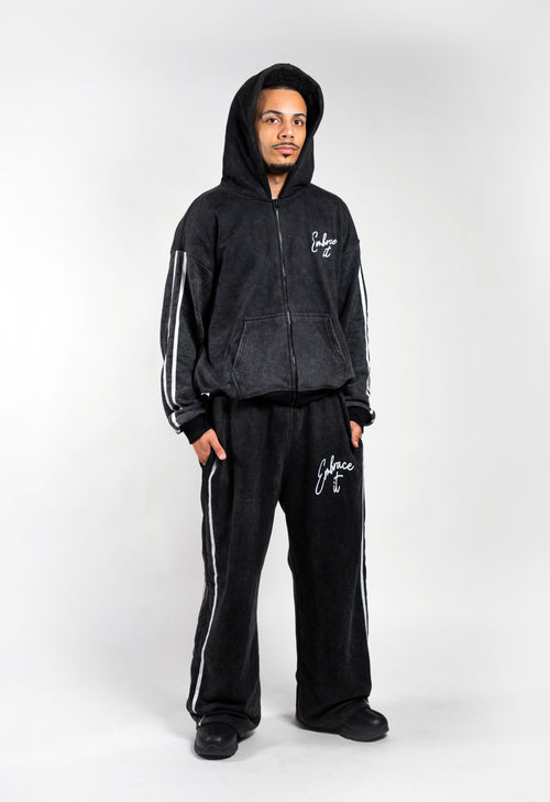 Shadow zip up Hoodie and sweatpants